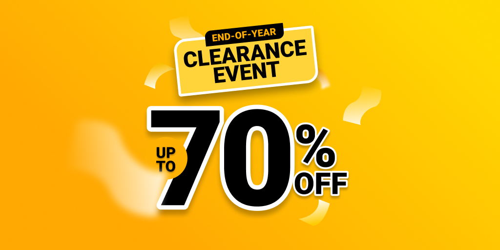 We're slashing prices through the end of the year! Shop our End-Of-Year Clearance Event at up to 70% off. 
shorturl.at/afikG