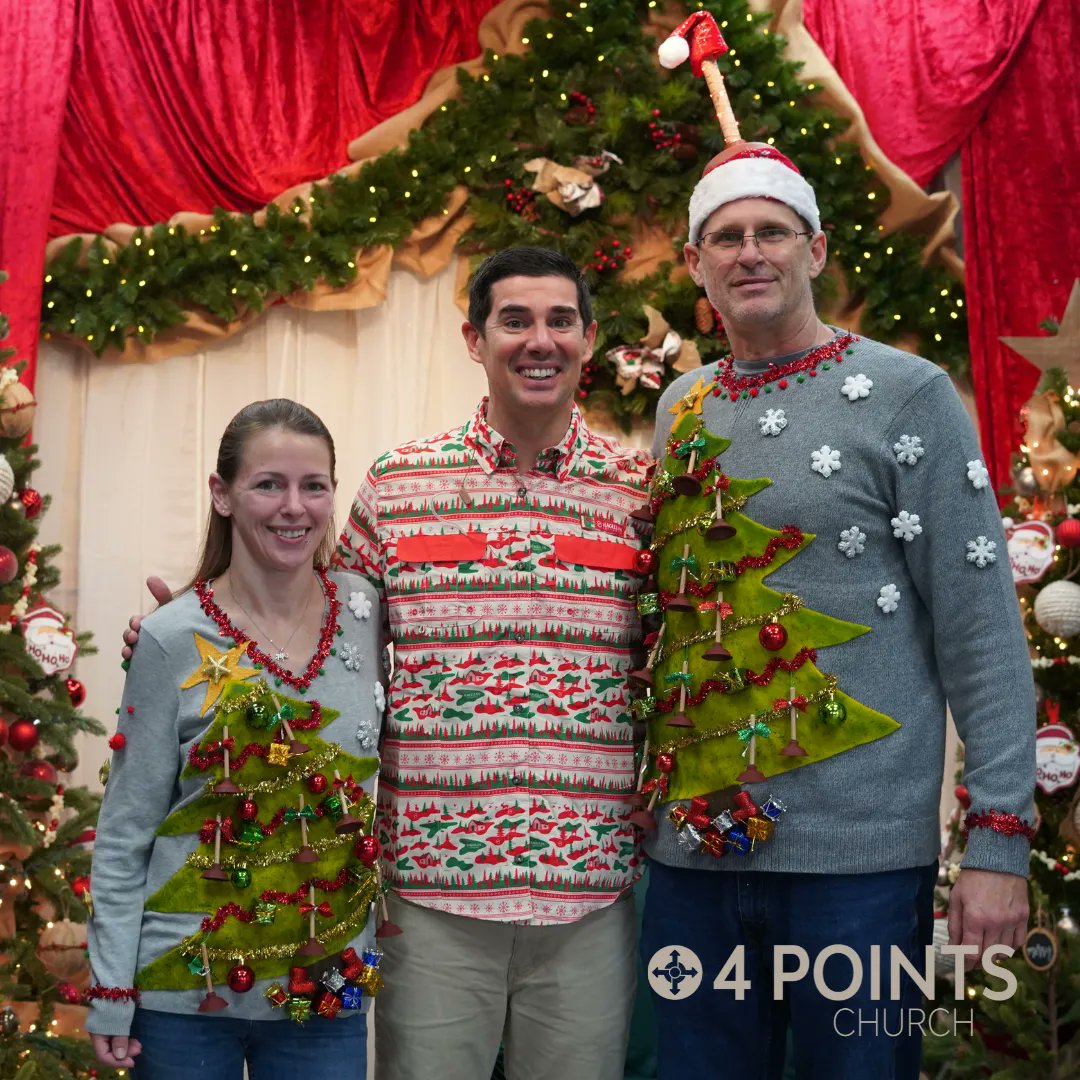 4Points_Church's tweet photo. It's been an honor to share this Hot Mess Christmas season with you. See you tonight at 6:30pm or tomorrow morning at 10am for our Christmas services! https://t.co/lmjkCuswSX