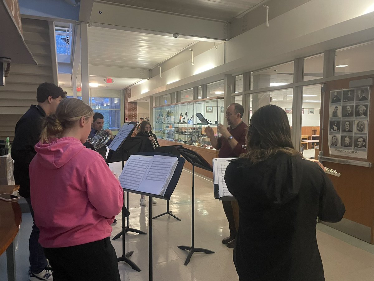 Holiday tradition with Mr. Beaudry’s wind ensemble <a href="/kcrebasehps/">Karen Crebase</a> <a href="/DerekAtherton1/">Derek Atherton</a> <a href="/hopedalejshs/">Hopedale Jr-Sr HS</a> <a href="/MrBeaudry1/">Anthony Beaudry</a>
