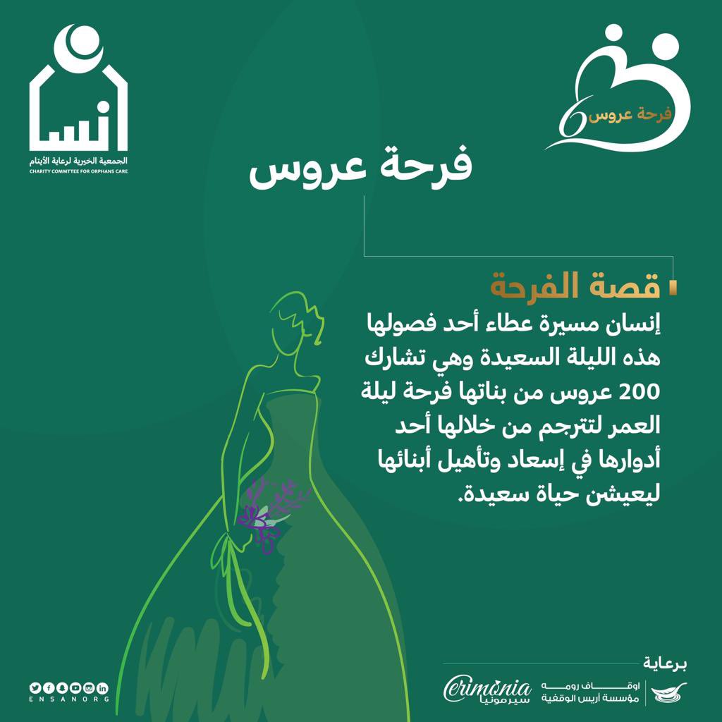 ensanorg's tweet photo. لحظات قليلة ..
ويبدأ حفل الزواج الجماعي بجمعية إنسان لزفاف 200  من فتيات الجمعية
اللهم وفق بناتنا، اللهم بارك لهم وعليهم واجمع بينهم بالخير ، واكتب لهم الاستقرار والحياة السعيدة ..
#فرحة_عروس
#مداد_إنسان https://t.co/D8rIb5Peen