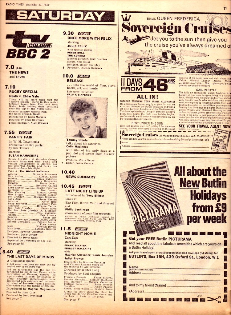 Graeme Wood On Twitter TV 23 12 67 BBC2 7 0 The News 7 10 Rugby graeme-wood-on-twitter-tv-23-12-67-bbc2-7-0-the-news-7-10-rugby