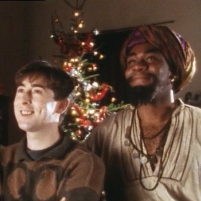 adrianroberts15's tweet photo. Just watched Bernard and the Genie for the first since since it was first broadcast (1991) such a brilliant film. Richard Curtis script, @LennyHenry Rowan Atkinson and Alan Cumming!! Plus a fab cameo from @GaryLineker 👍 “bugger ye off…!” (On Britbox) https://t.co/fm3joudEmx