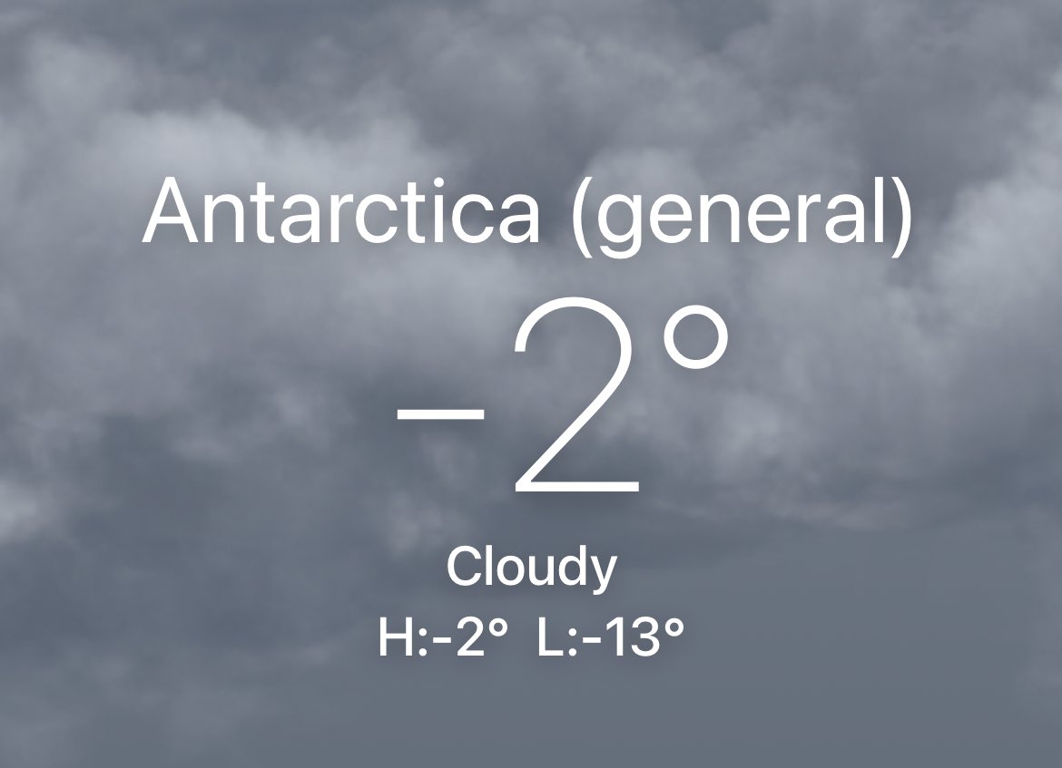 UCBarstool's tweet photo. CINCINNATI IS LITERALLY COLDER THAN FUCKING ANTARCTICA RIGHT NOW WHAT THE FUCK https://t.co/pOtpNGIi98
