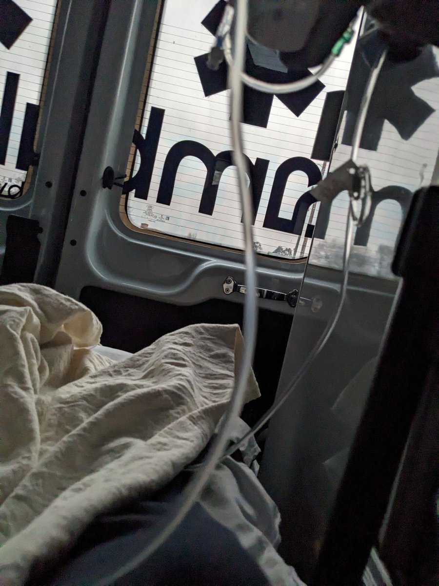 danielatonna's tweet photo. After 12+ hours of internal bleeding I'm finally on an ambulance to a bigger hospital. Americans are told that understaffing &amp; long wait times happen with single-payer healthcare, but the truth is these problems occur regularly under for-profit systems. We need the #NYHealthAct! https://t.co/k9qalVSffW