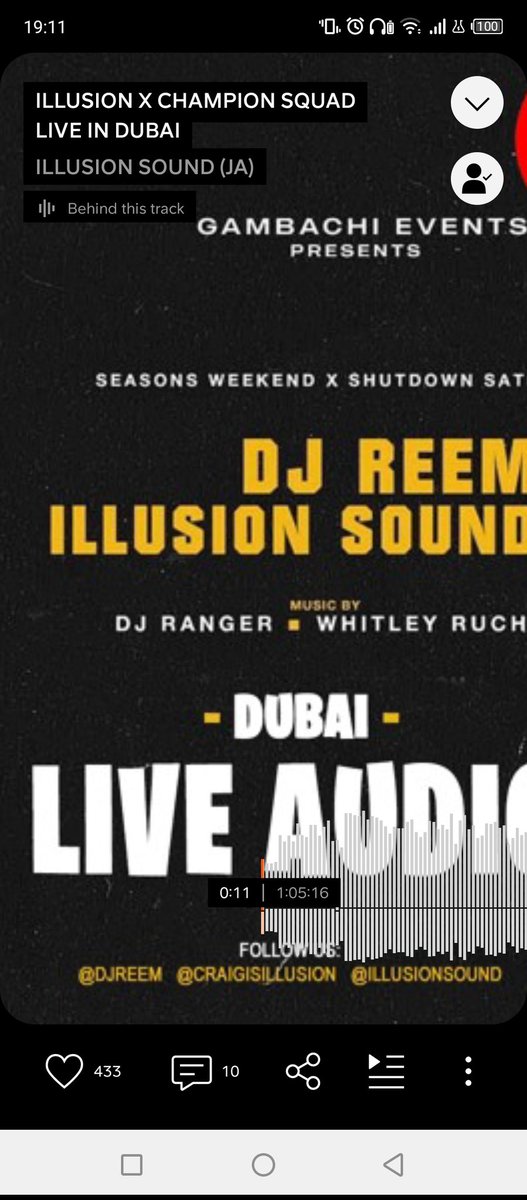 ILLUSION SOUND JA x  <a href="/DJREEM/">CHAMPION SQUAD</a> 🇯🇲🇺🇲🇦🇪 💯