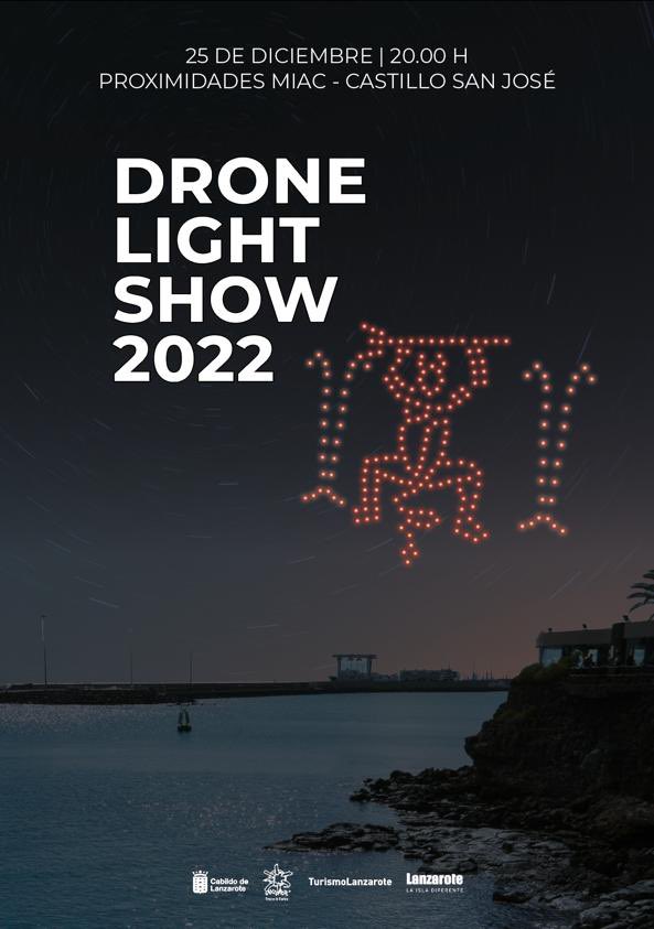 CabildoLZ's tweet photo. 200 drones sobrevolarán #Lanzarote en un espectáculo único en la Isla 💫🎆

👏 El ’Drone Light Show’ tendrá lugar el 25 de diciembre a partir de las 20:00 horas y se podrá vislumbrar desde diversos puntos de la avenida marítima de #Arrecife. https://t.co/Qbnwiw9yKb