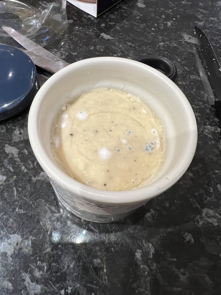 vichadland's tweet photo. Gutted @marksandspencer just opened my Cornish cove cheddar and it’s mouldy #mouldy #disappointed #MarksAndSpencer https://t.co/cLeCDJKpNo