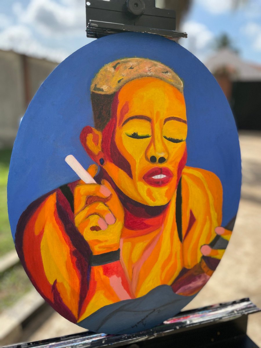 #EmsanyCommunity

<a href="/King_Bolarinwa/">Omobolarinwa</a> is a #photographer, Interior Designer &amp; #NFTartist from #Nigeria 🇳🇬 Her Beautiful Traditional Afrocentric Paintings Celebrate the Beauty &amp; Strength of #Africa &amp;  the African Woman in her Gorgeous brown skin 🌍🏆 

 #NFTMarketplace #NFTs #Web3