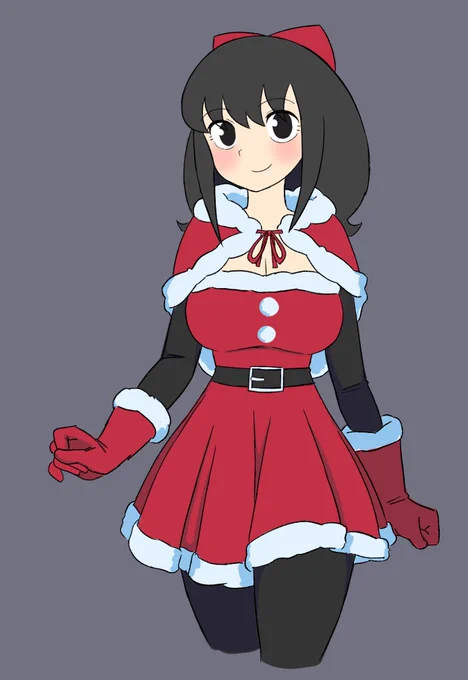 Veronica in the Christmas outfit :D 