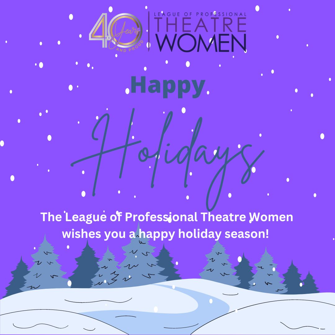 LPTWomen's tweet photo. lptwomen However you celebrate, we wish all of our #lptwomen a happy and safe holiday season.
#lptwoman #lptwmember #lptwomen #LPTW #womenintheatre #happyholidays https://t.co/sm2wL2OMHw