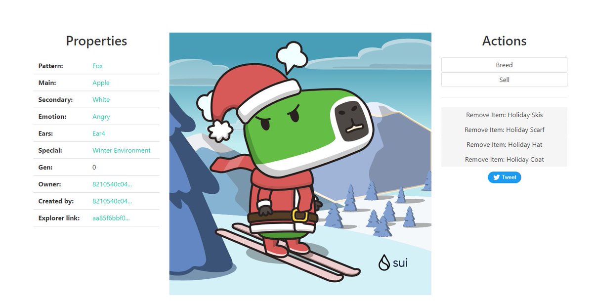 🎁 I just unboxed my Sui Holiday Capy! ❄️
Create your own Capy here:  capy.art #CapyHolidays