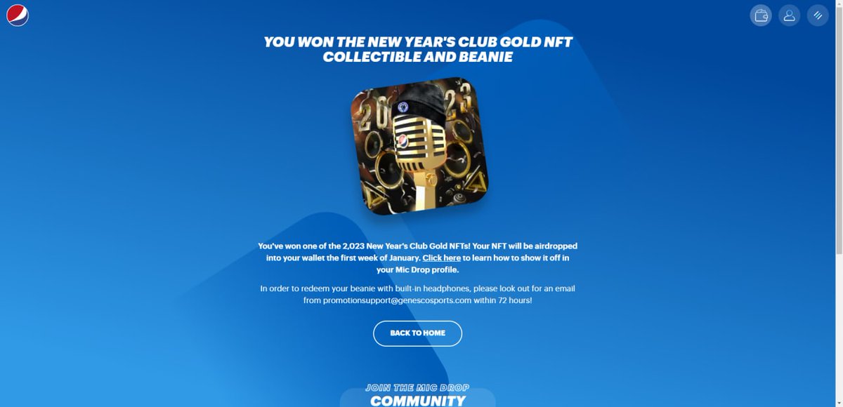 EthSkyfly's tweet photo. @pepsi Hi, two days ago I`ve won golden mic but dont recieved mail, Should I wait? https://t.co/DX5dVGHiKy
