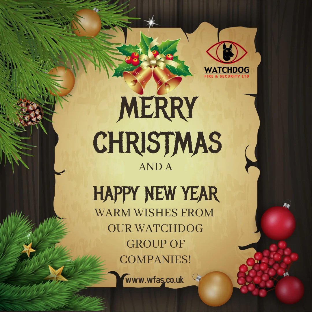 wdfire_security's tweet photo. Merry Christmas and a happy New Year warm wishes from our watchdog group of companies!
#christmas2022 #happynewyear #christmas #christmastree #christmas🎄 https://t.co/e8a52WshzP