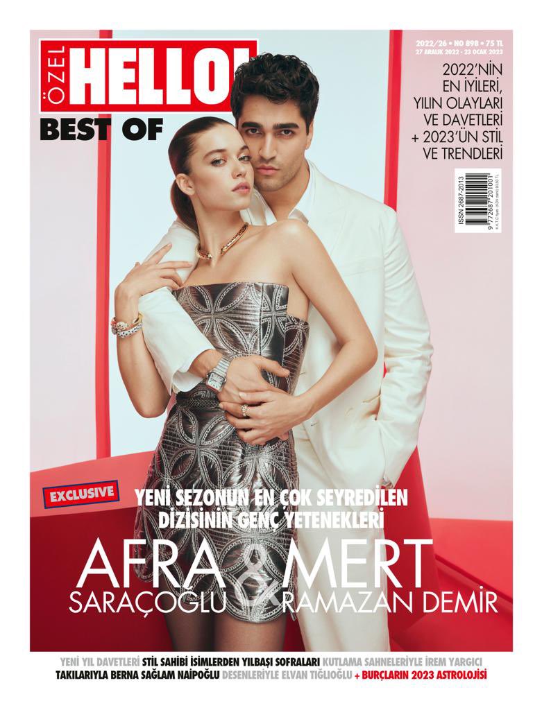 Afra Saraçoğlu ve Mert Ramazan Demir BEST of HELLO! kapağında ❤️
#SeyFer
@afrasaracogIu <a href="/mertramazandem/">mertramazandemir</a> 
<a href="/HELLODergisi/">HELLO! Dergisi</a>