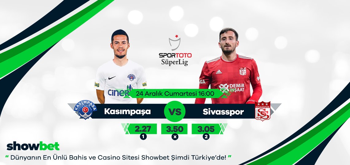 📰 SHOWBET Günün Maçı  24.12.2022

🥅Kasımpaşa - Sivasspor⏰ 16:00

🏆En Yüksek Oranlar Dünyanın En Ünlü Bahis ve Casino Sitesinde

💚TIKLA KAZANMAYA BAŞLA bit.ly/SHOWBET