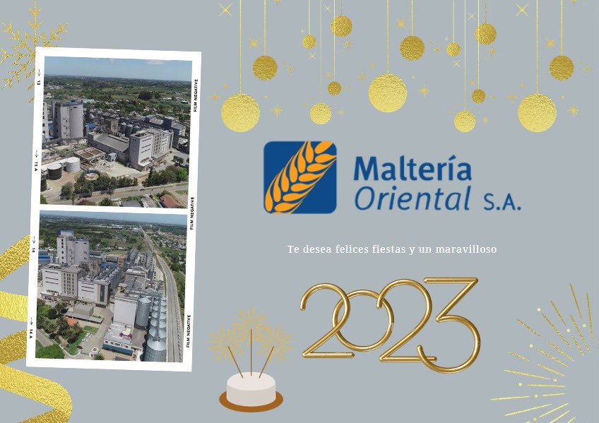 Desde <a href="/maltoriental/">Maltería Oriental SA</a> les deseamos muy felices fiestas !!🎄🍾🌾🔀🍻

#cebadacervecera
#maltingbarley