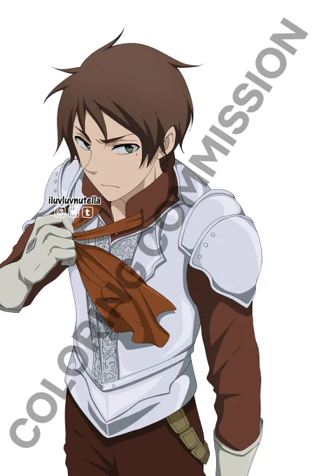 Raji in armour coloring commission ~#mycoloring#赤髪の白雪姫 #akagaminoshirayukihime 