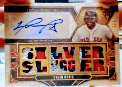 I hit this 1/1 wood David Ortiz patch auto in a Triple Threads break <a href="/viking118480/">Bryan's Sports Cards</a> last night. Gorgeous card.
