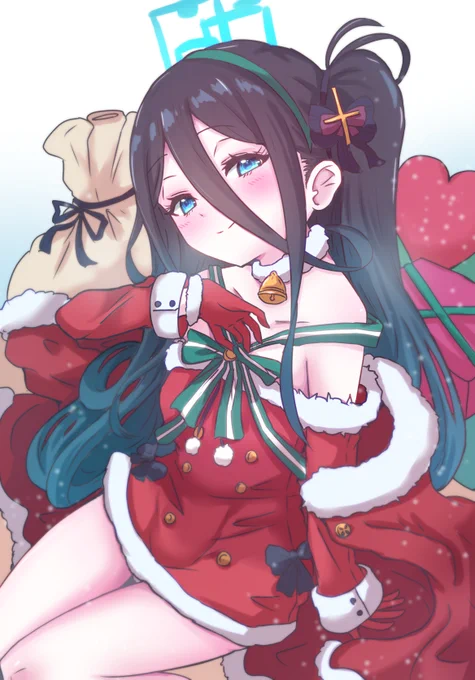 #ブルアカ #天童アリス メリークリスマスです!先生!プレゼントはアリス...ですよ 
