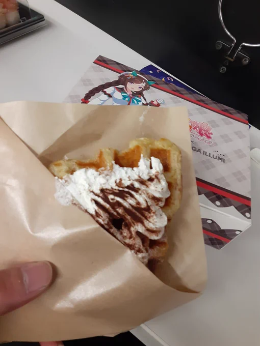 スイーツもしっかり美味しかった〜!寒すぎたけど! 