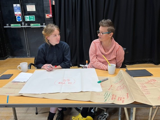 StephSenseArt's tweet photo. Our #inclusivevisualarts programme has gone from strength to strength over 2022. Thank you to 
@CaitlinKSense
for all your input &amp; 
@Tanyas_Studios
for your creative offerings. 2023 is going to be an awesome year with you both leading the way! https://t.co/WX0fcFBX1b