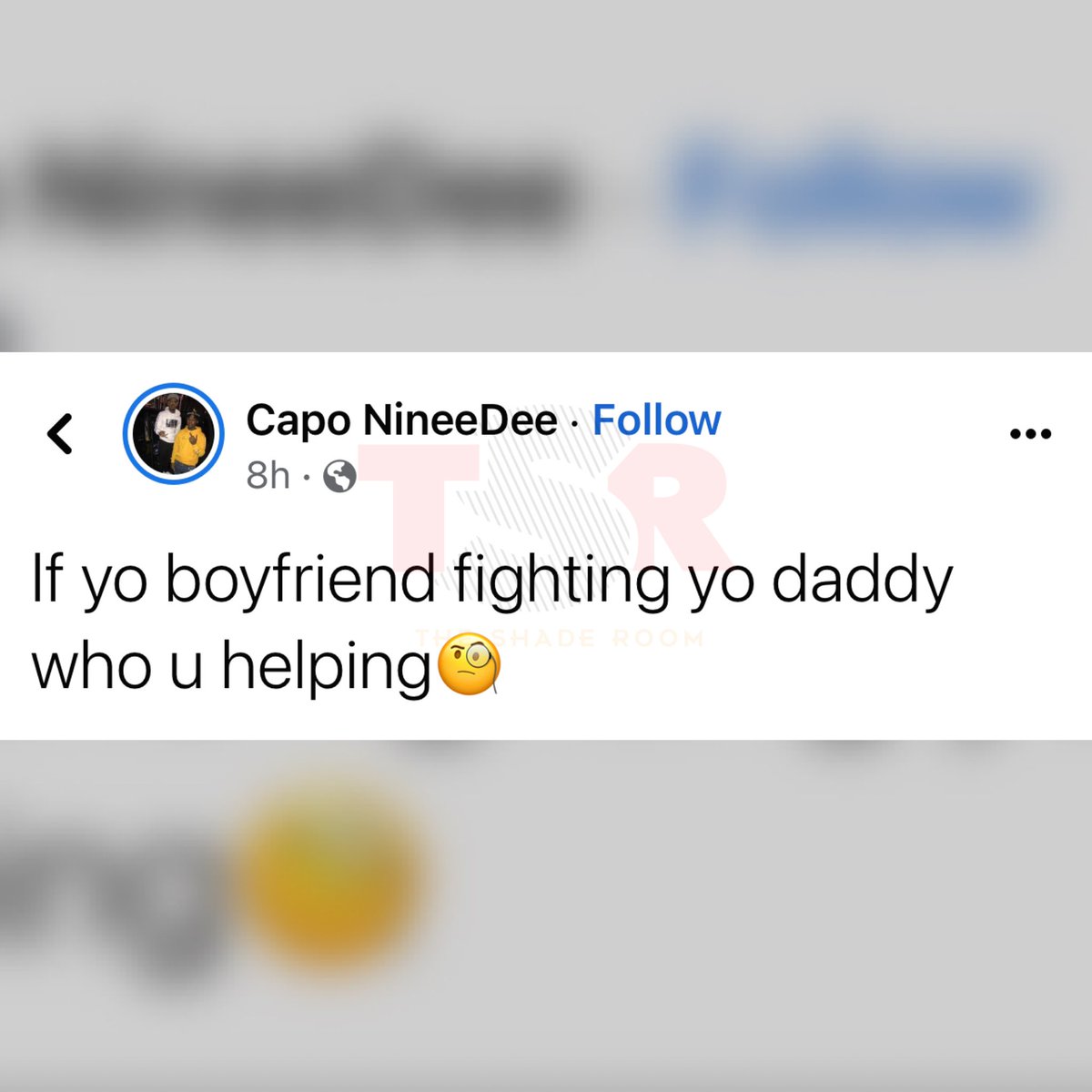 Y’all got y’all man’s follow up orrrr? 👀😭