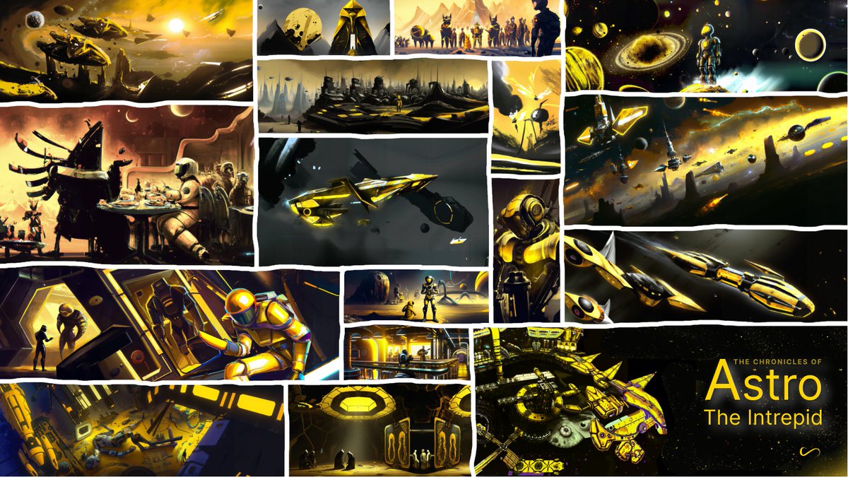buxord's tweet image. Megathread on the novella and NFT series 'The Chronicles of Astro'.

🧵👇