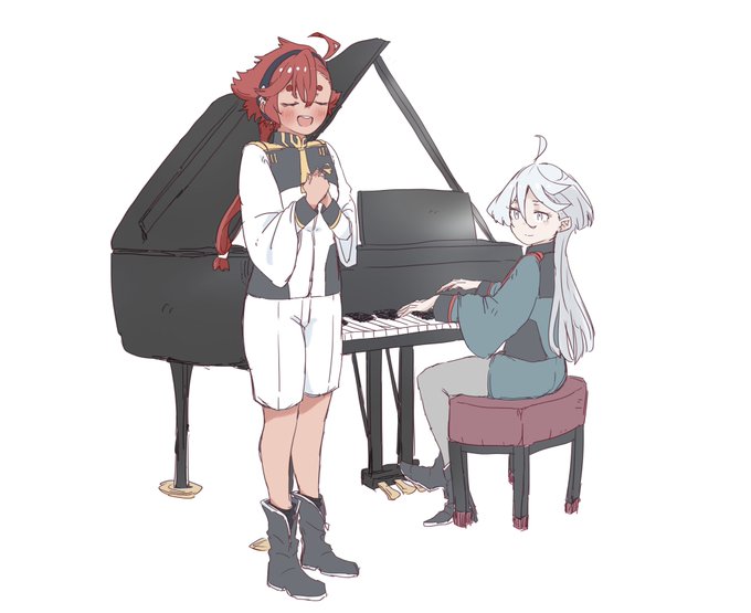 「piano standing」 illustration images(Latest)