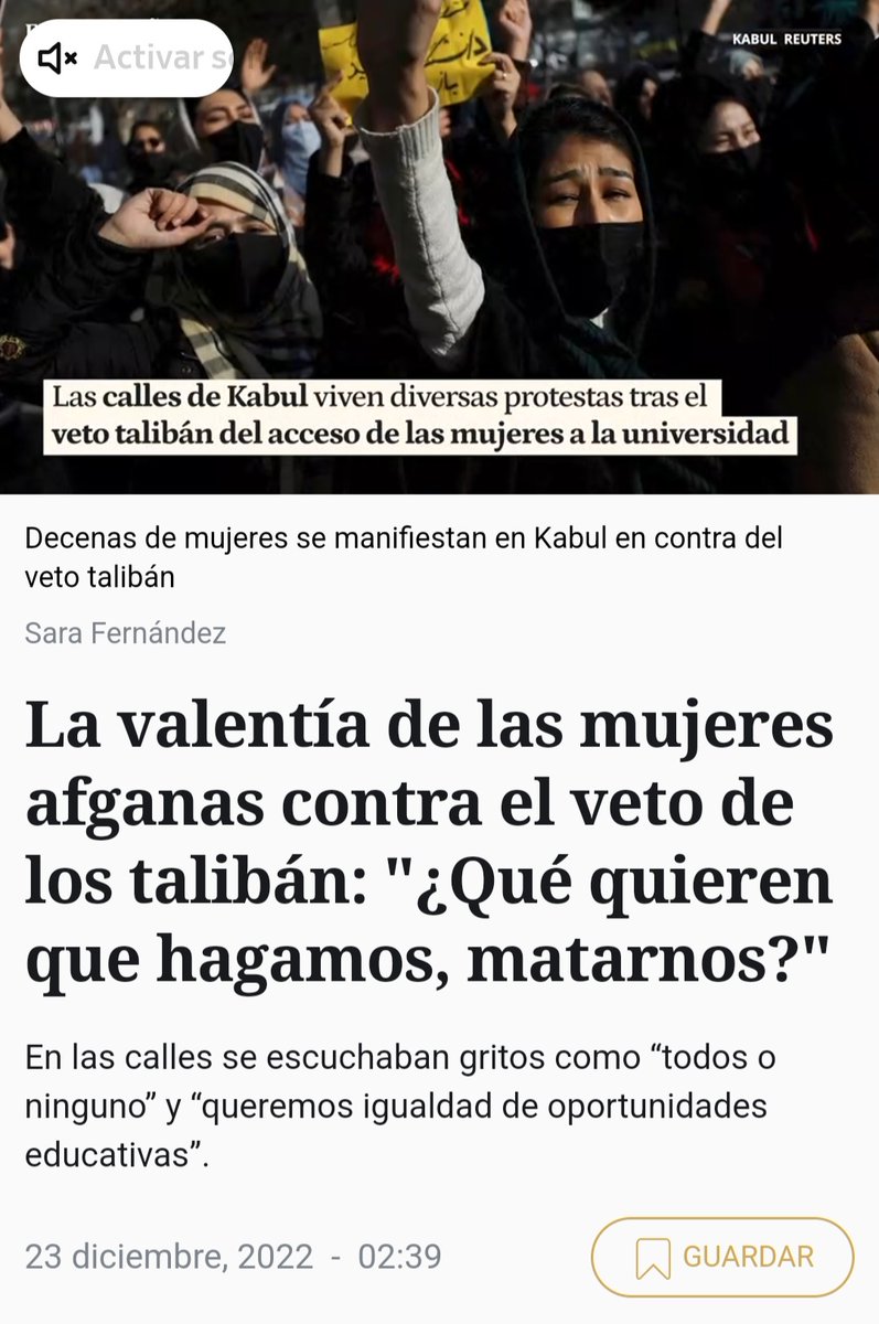 RonCicer's tweet photo. Estas mujeres sí que luchan por su libertad, y con gran riesgo para su integridad.
Cualquier parecido con la Marquesa es pura coincidencia!!!! https://t.co/Vn6LsLLMIy
