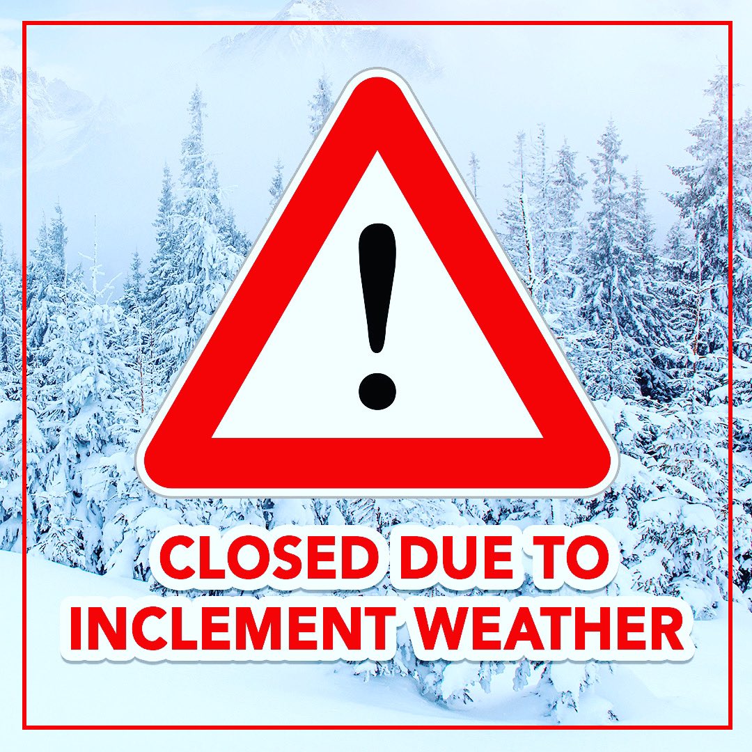 🗣Please be advised as a result of deteriorating weather conditions, we have made the decision to close all Tandia locations branches and corporate offices will be closed at 1pm Friday December 23rd, 2022. This is to ensure the safety of our staff and members.