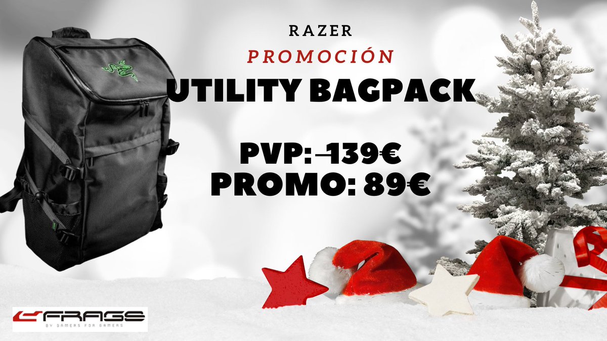 Mochila Razer Utility Bagpack
PVP:  139€
PROMO: 89€