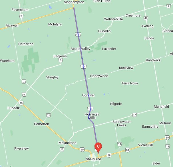 DufferinRoads on Twitter "Dufferin OPP have CLOSED Dufferin Rd 124 due