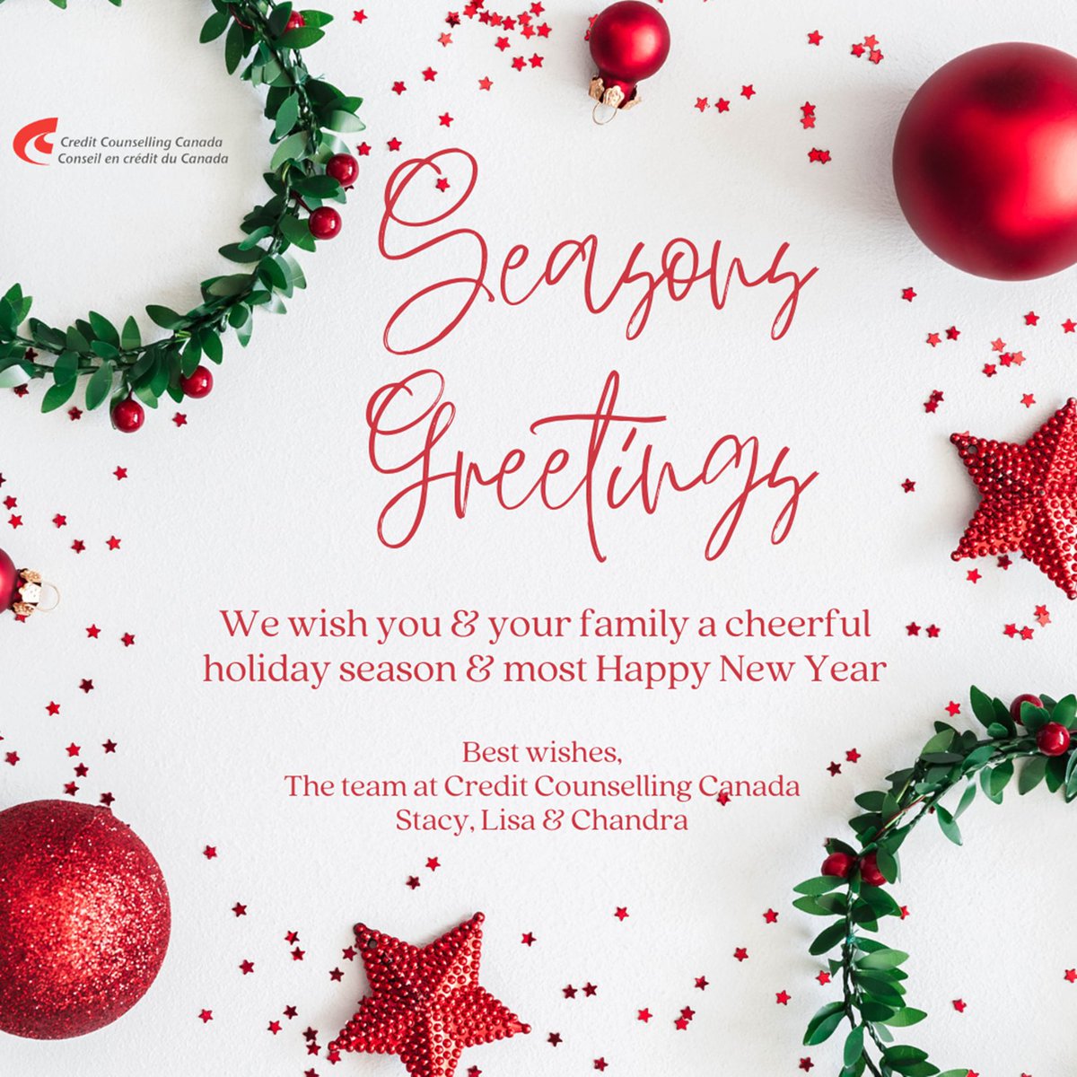 Wishing you and your family a warm and happy holiday season. Our office will be closed from December 24 - January 2, 2023.