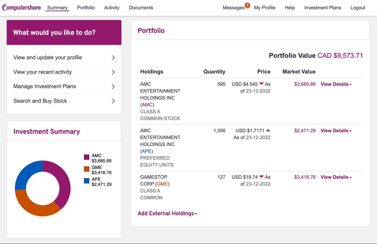 GMEmoreAMC 🤙 All Love tweet media