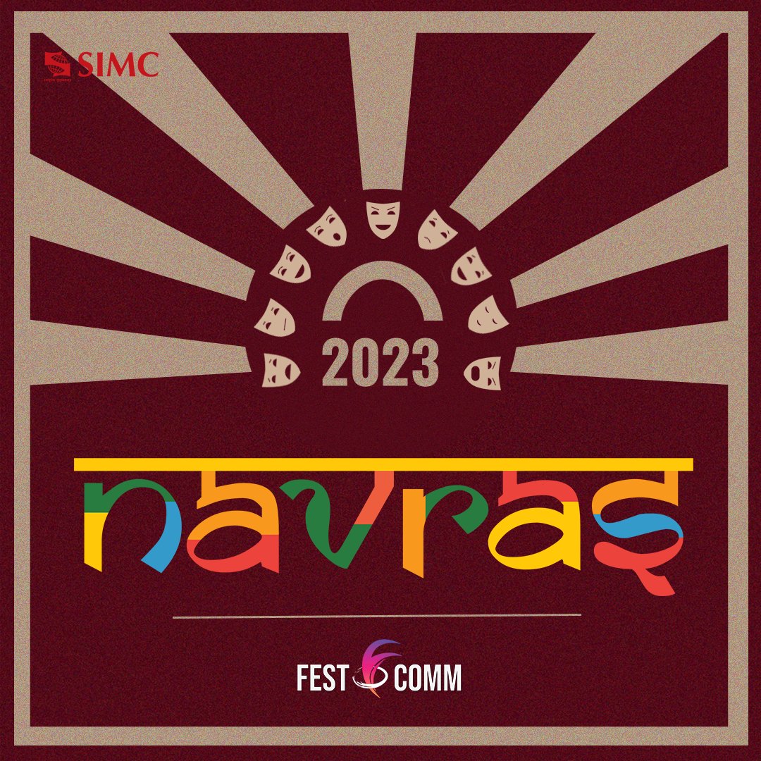 SIMC_Pune's tweet photo. *Drum roll, please*🥁🥁🥁
Presenting the theme for this year's Fest-O-Comm: Navras!
Navras, or Navarasa is a concept that is borrowed from Indian Artforms.
#FestOComm #SIMC #SIMCPune #MediaFestival https://t.co/Xyhts9vRRO