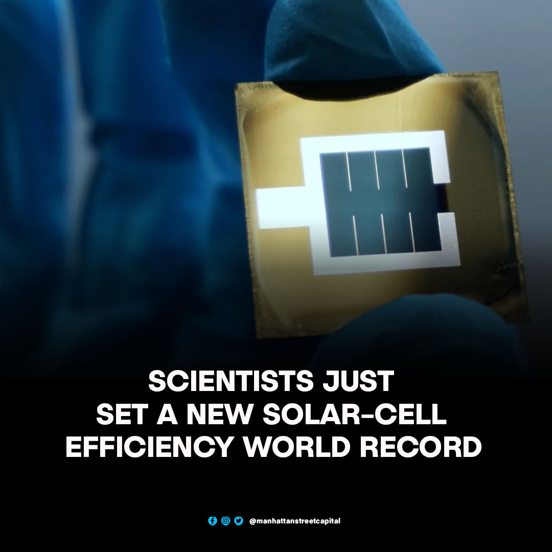 ManhattanStCap's tweet photo. Researchers at the Solar-Cell Technology Institute Helmholtz Zentrum Berlin have developed a world record-breaking tandem solar cell that converts 32.5% of incident solar radiation into electrical energy.
https://t.co/T66KHOOTnH
#solarcellefficiency #solarcelltechnology https://t.co/uG8WBx9trU