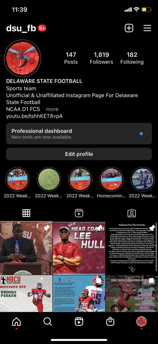 Follow Our Instagram Page @dsu_fb This Is Where We Our Most Active!!!
