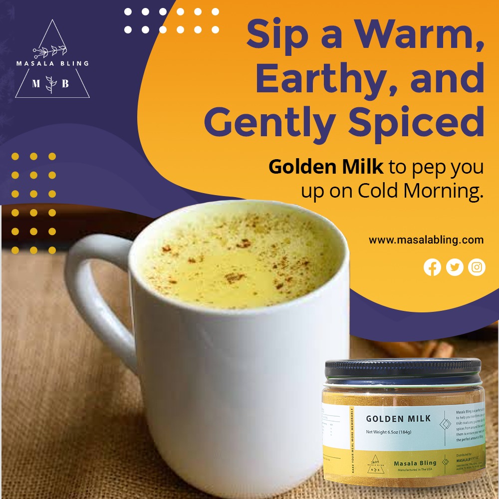 Our golden milk is rich, warming, earthy, and gently spiced to pep you up on a cold morning.

Order now. Link in bio! 

#masalabling #masalablingspices #masalablingspicemix #delicious #tastyfood #spicyfood #spiceblends #homecooking #goldenmilklatte #goldenmilk #goldenmilkmix