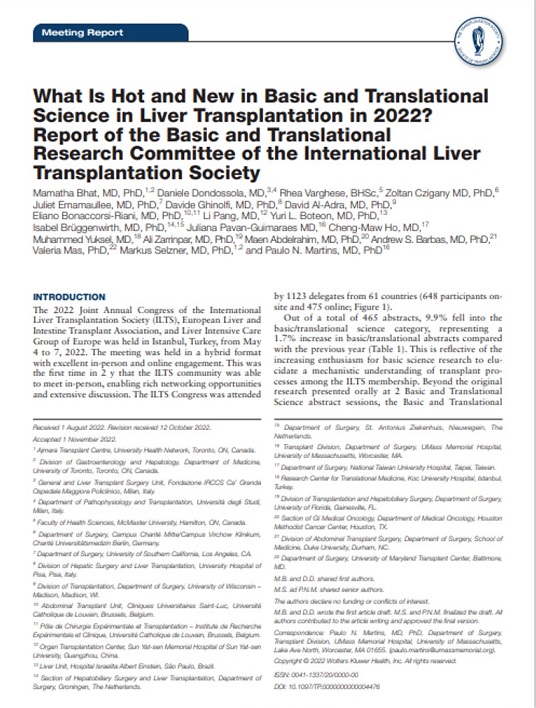 Paulo Martins MD, PhD, FACS tweet media
