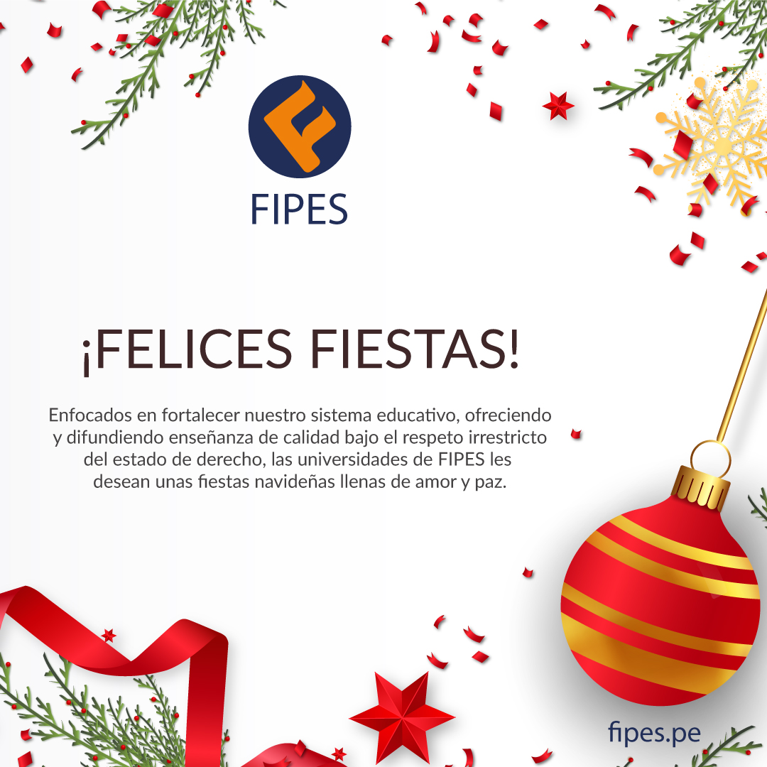 Enfocados en fortalecer nuestro sistema educativo, ofreciendo y difundiendo #enseñanza de #calidad bajo el respeto irrestricto del estado de derecho, las #universidades de <a href="/FipesOficial/">FIPES</a> les desean unas fiestas navideñas llenas de amor y paz. ¡FELICES FIESTAS!

#navidad #feliz2023