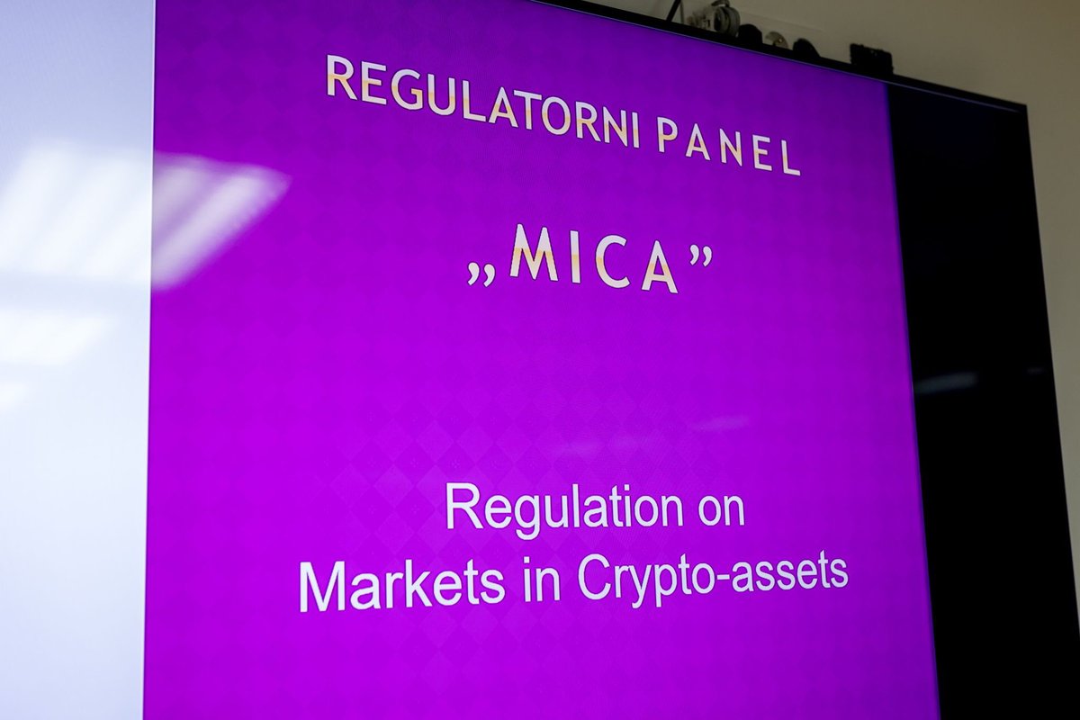We organised great #regulatory panel together with #Law University of Split  about upcoming #MiCA #regulation for #crypto #assets. @stoneblock_hr # # blockchain #technology