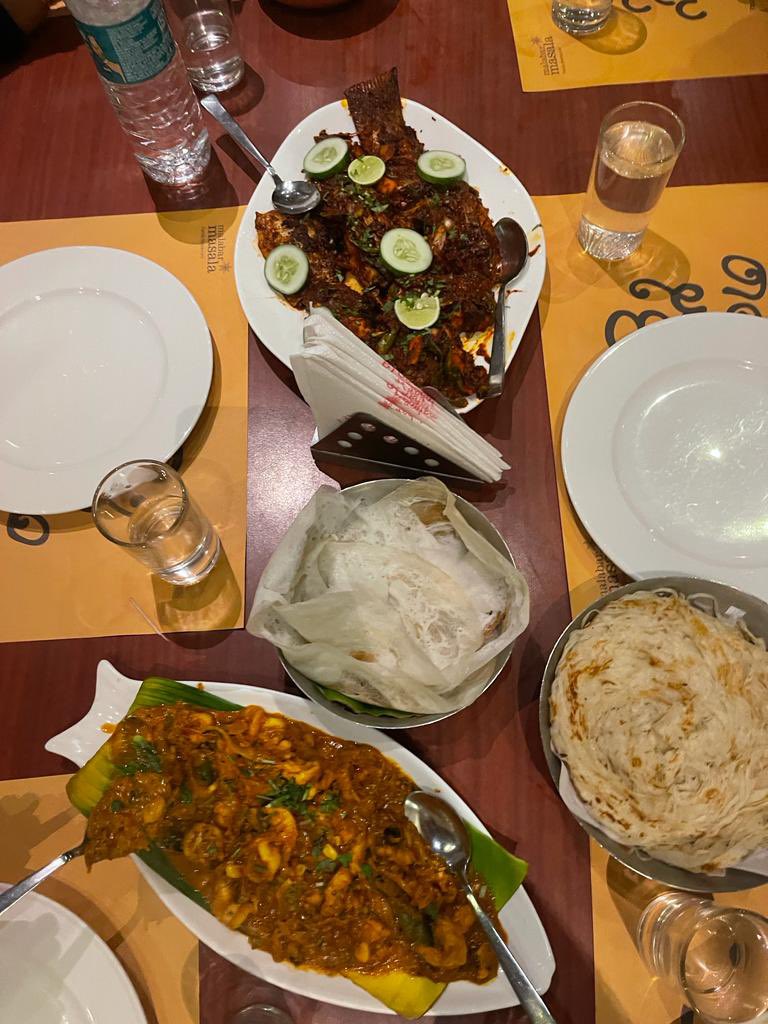SSchamnad's tweet photo. It’s not all doom and gloom, Kerala still has the best seafood in the country https://t.co/fqlGLrA4cR