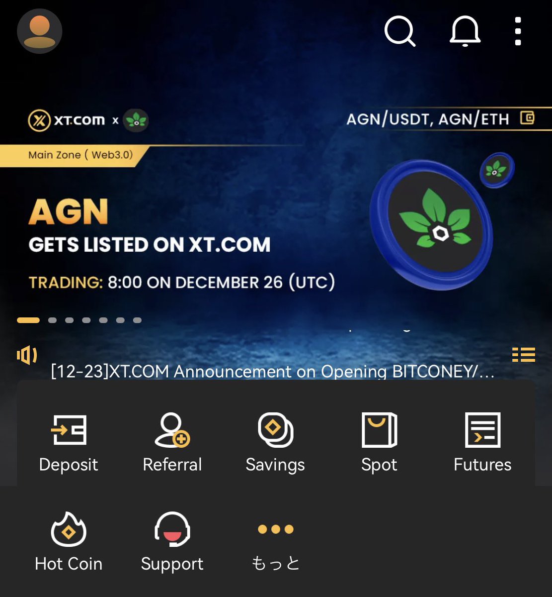 agrinode_agn's tweet photo. Check out XTexchange !!

#web3 #agrinode #agn #cryptocommunity #CryptoInvestor #cryptomarket #eth

Details: https://t.co/5E5g4ghvR9 https://t.co/3WizcY7BKj