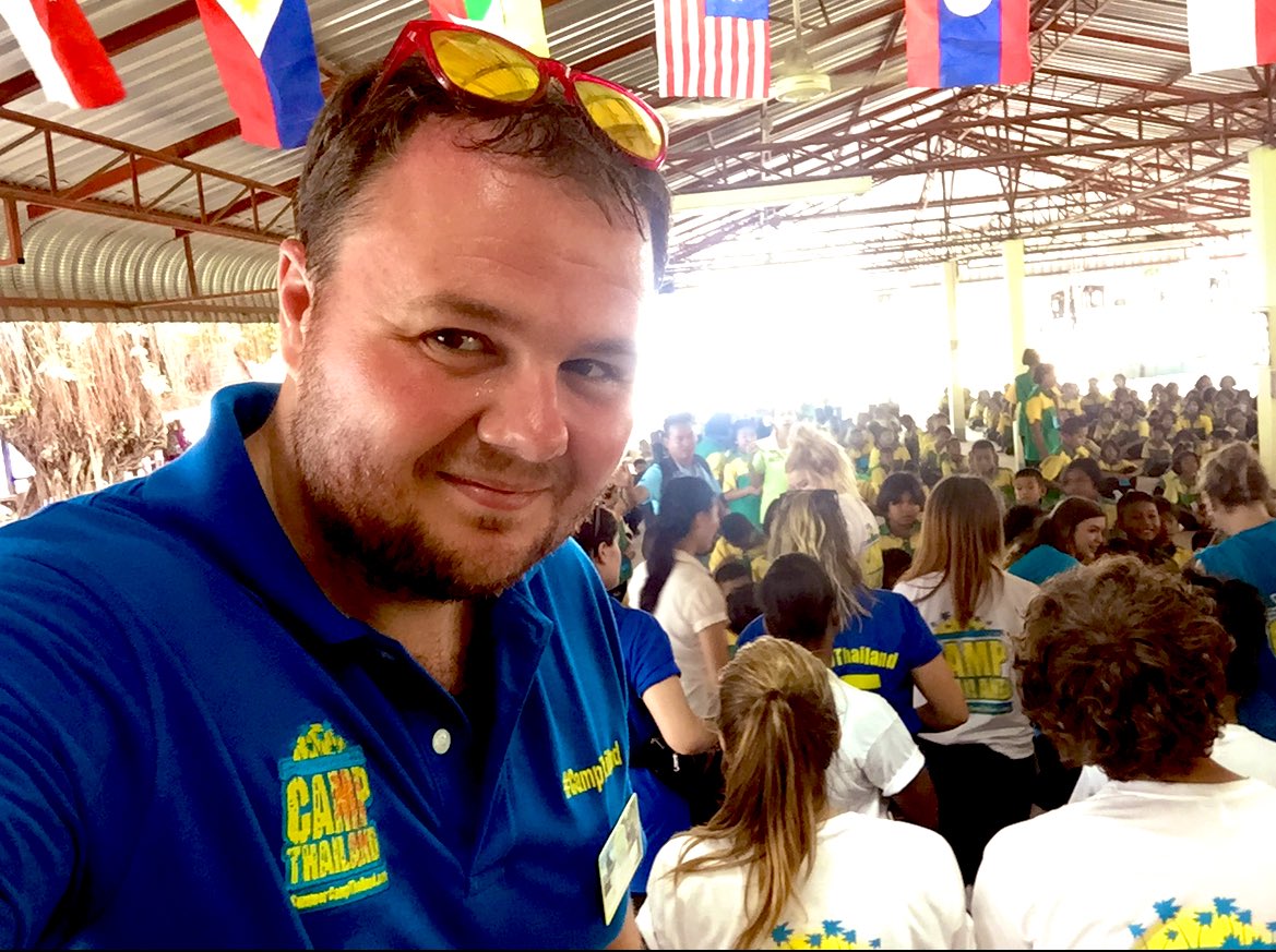 MrLeeMcAteer's tweet photo. 👉 My time at @AmeriCamp and @CampThailand has now officially ended. 

Thanks for the memories.

I will forever be thankful for all of the lives that we changed around the world through cultural exchange. 

🥲 When one chapter ends a new chapter begins… Thank you!

#FreeBiscuits https://t.co/MGD1StK7pj
