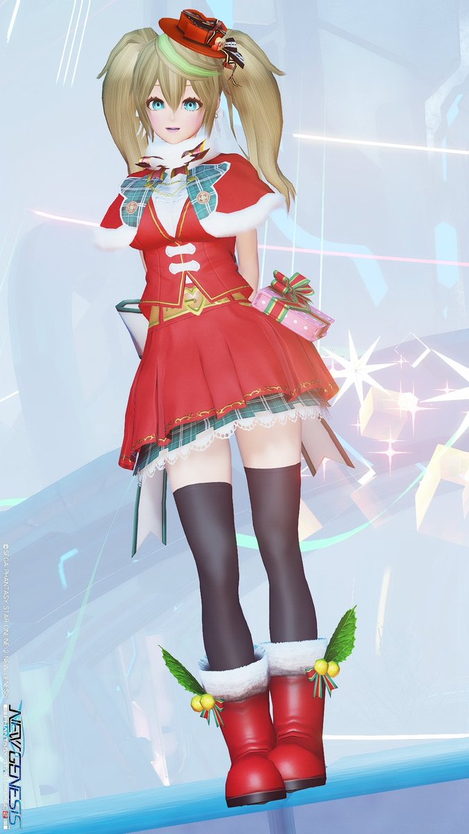 Sophia_PSO2's tweet image. ガチャで当たったから着てみたけど、可愛すぎかよ!!!!