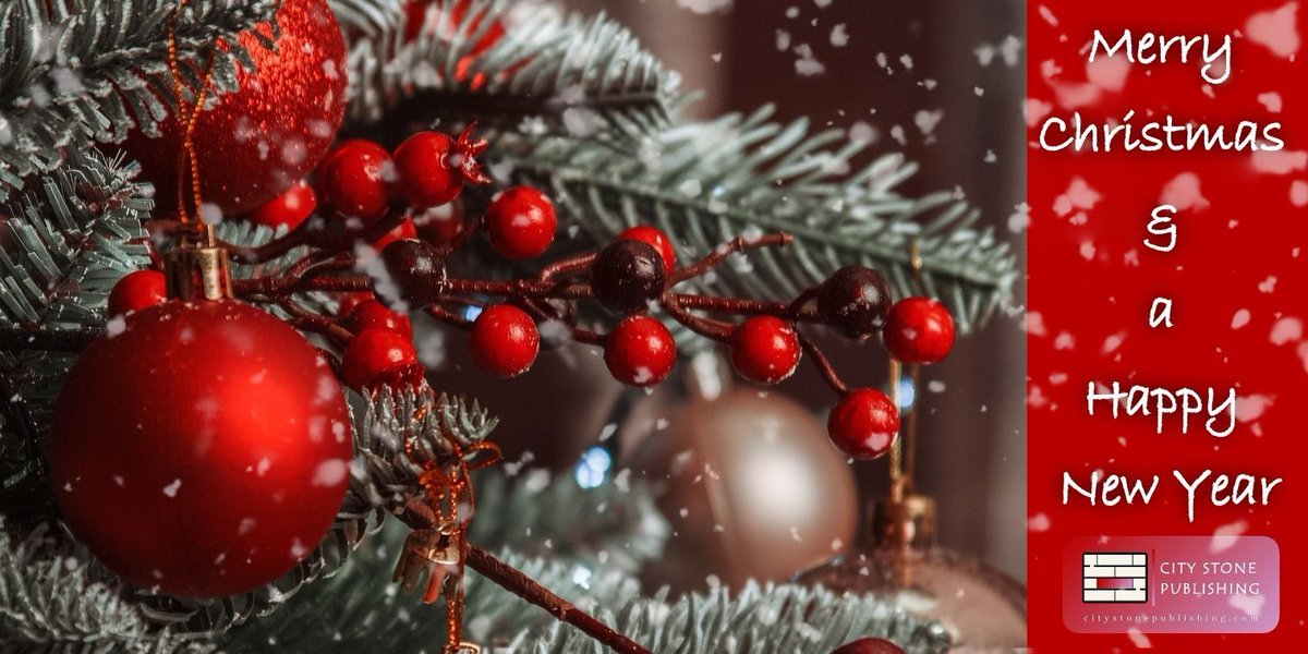 CityStonePress's tweet photo. #Christmas #NewYear2023 #IARTG
A huge thank you to our fabulous #bookishcommunity for being part of the #CSP journey this year. Special thanks to our #CSPfamily of authors &amp; reviewers. We're ready to publish awesome books in 2023! Have a relaxing, bookish Xmas &amp; a happy New Year! https://t.co/1hvpYPnuyh