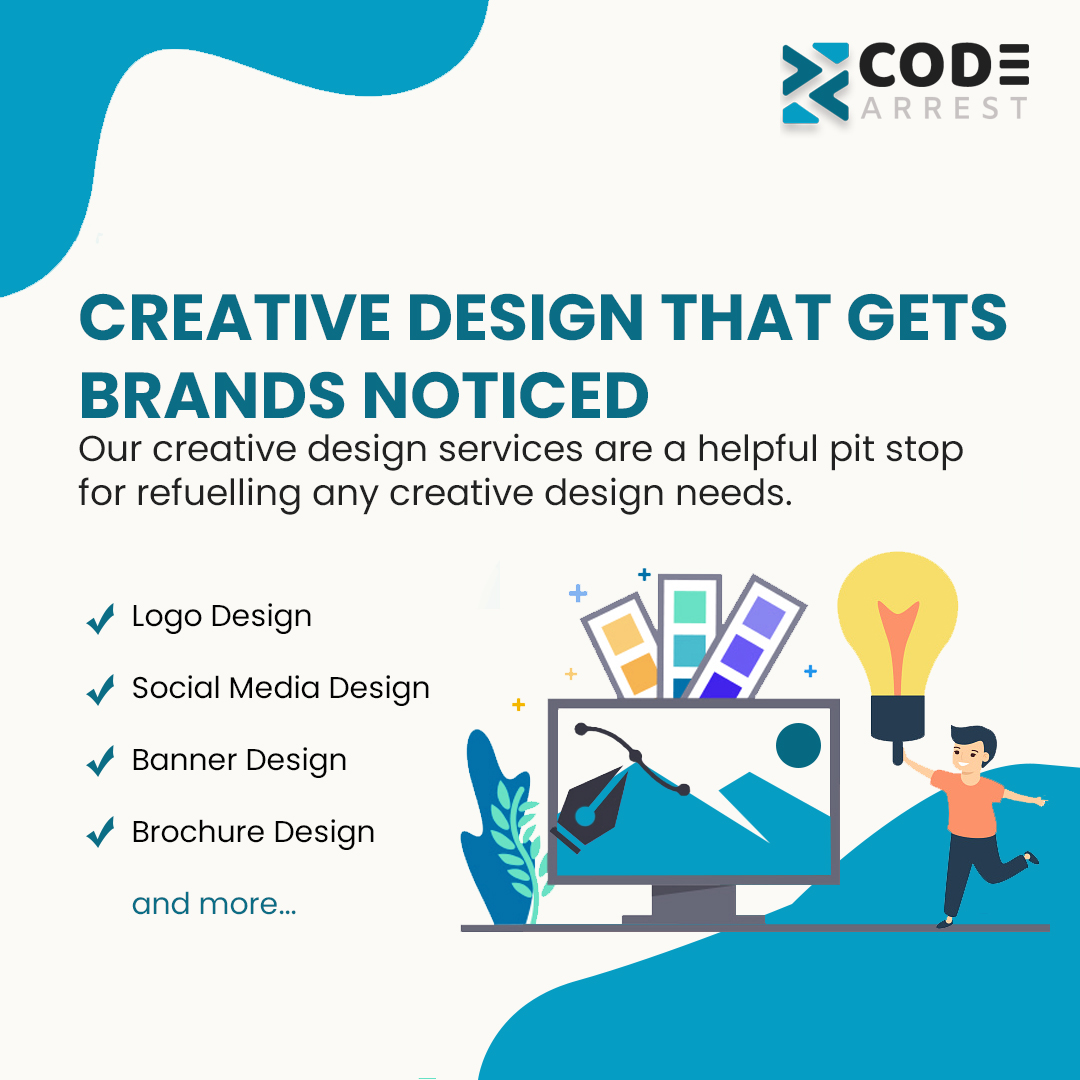 codearrest's tweet image. Our #creativedesignservices are a helpful pit stop for refueling any creative #design needs. #LogoDesign, #SocialMediaDesign, #BannerDesign, Brochure Design, and more... We are experts in Creative Designing.
📞call:- +1 (858) 800-8113
🌐Visit:- codearrest.com/services/graph…
#CodeArrest