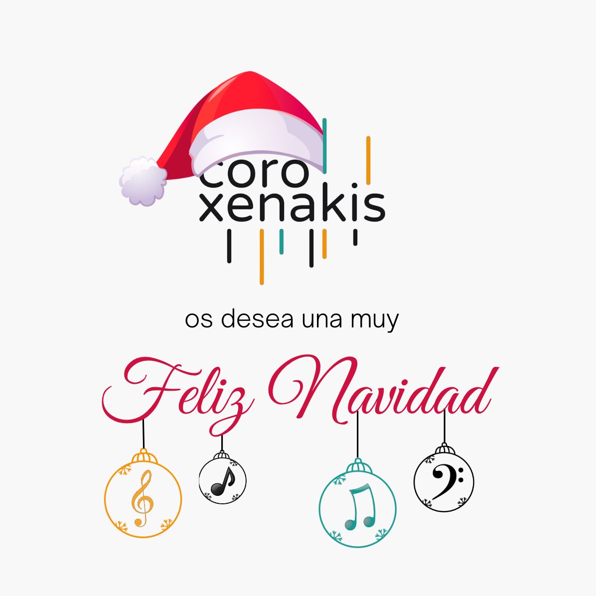 Desde coroXenakis os deseamos una muy feliz Navidad y que paséis felices fiestas!