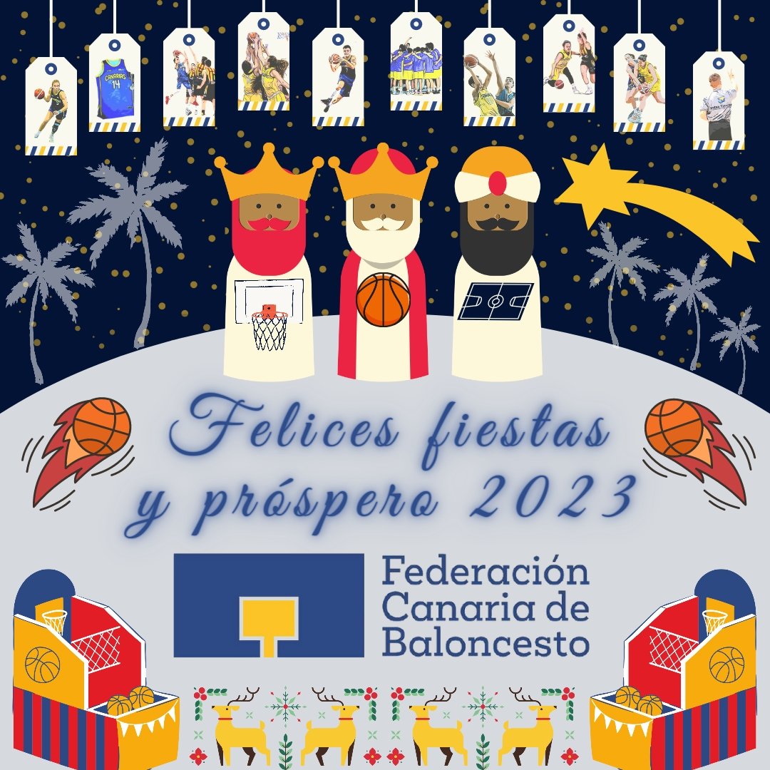 🌟 Desde la #FCB🇮🇨 les deseamos felices fiestas y que los Reyes les traigan mucho baloncesto‼️