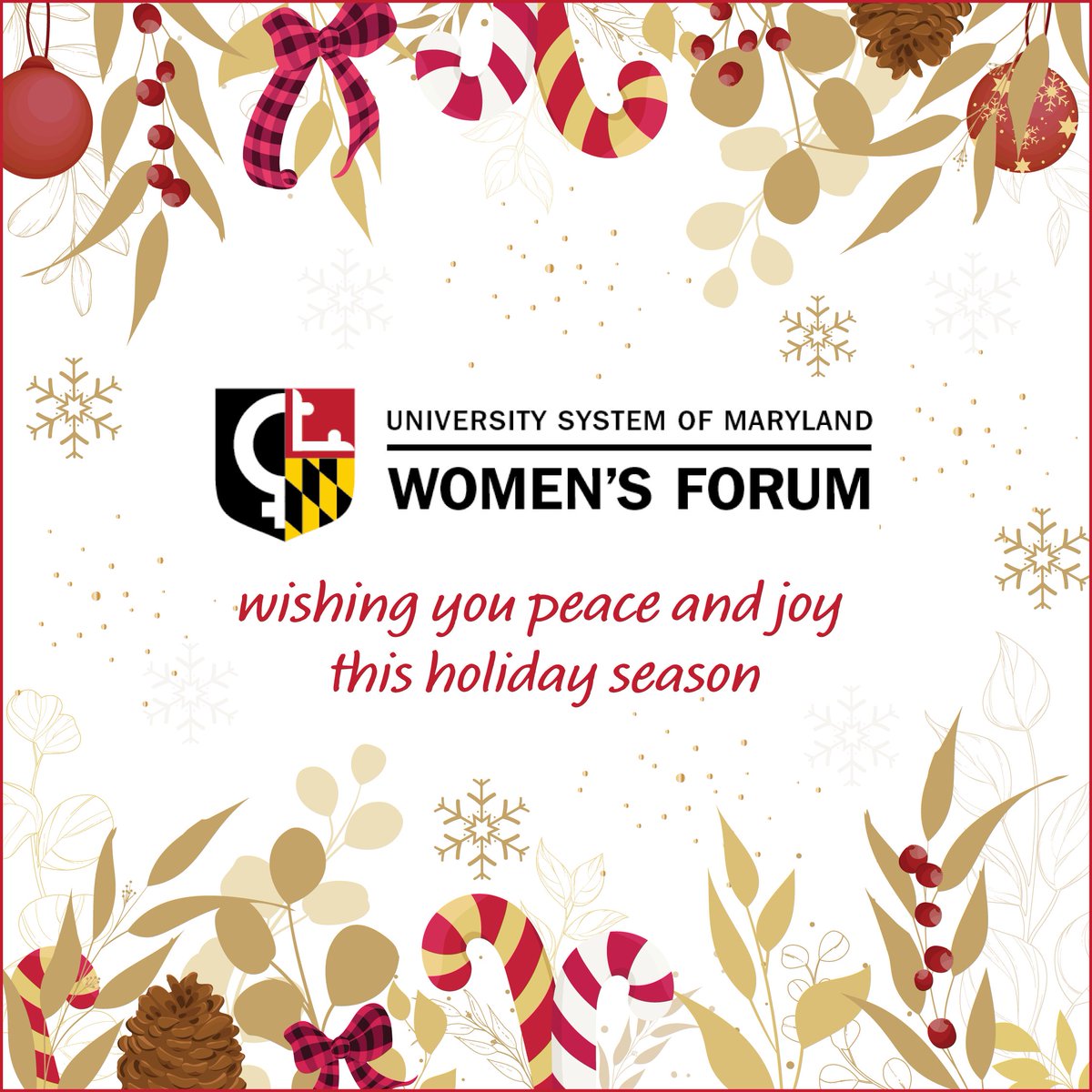 USMWomensForum's tweet image. From the @USMWomensForum to our wonderful friends, family, staff, students, and faculty we say Merry Christmas and Happy Holidays! 🎁

Wishing you peace and joy and a safe holiday weekend! 🎄🎅🎁